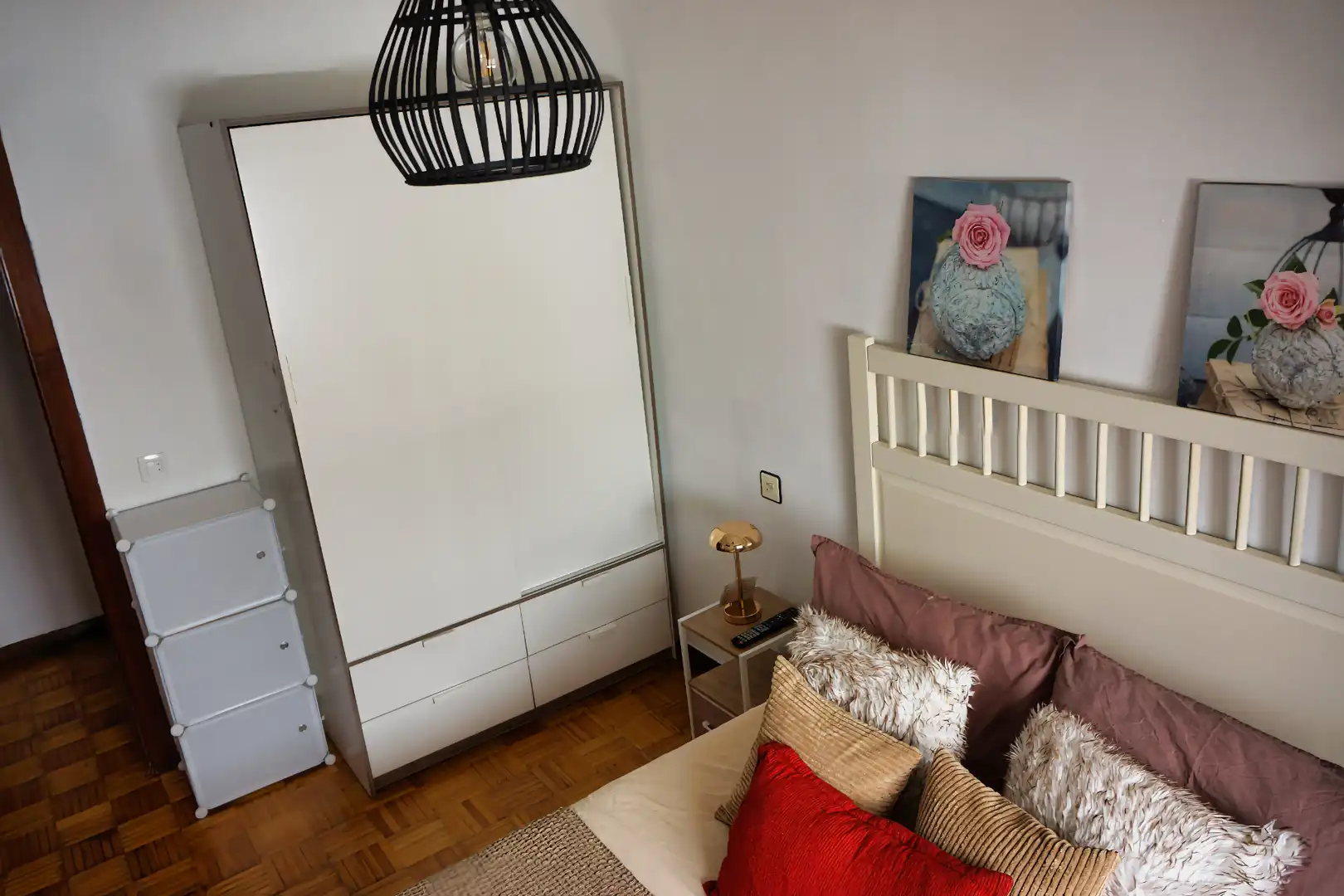 Bedroom of Flat for sale in Corvera de Asturias  with Parquet flooring, Storage room and Furnished