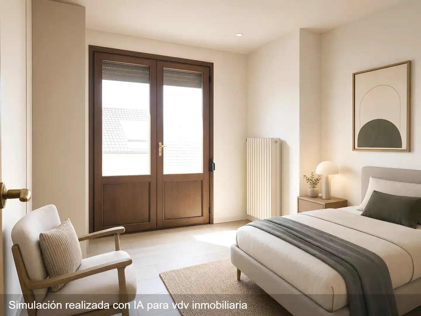 Dormitori de Casa adosada en venda en Cintruénigo amb Calefacció, Parquet i Terrassa