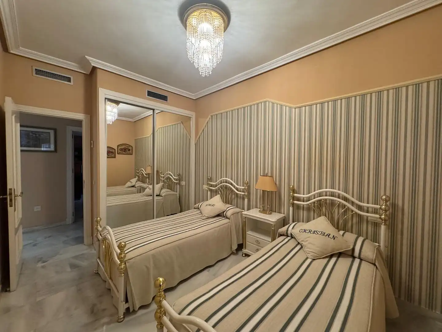 Bedroom of Flat for sale in Jerez de la Frontera  with Air Conditioner, Private garden and Terrace