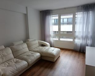 Living room of Flat to rent in A Coruña Capital   with Heating, Parquet flooring and Furnished