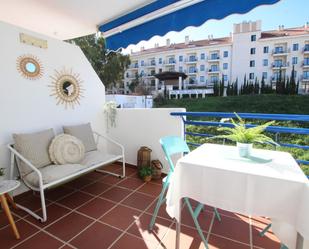 Terrassa de Apartament en venda en Benalmádena amb Aire condicionat, Jardí privat i Parquet