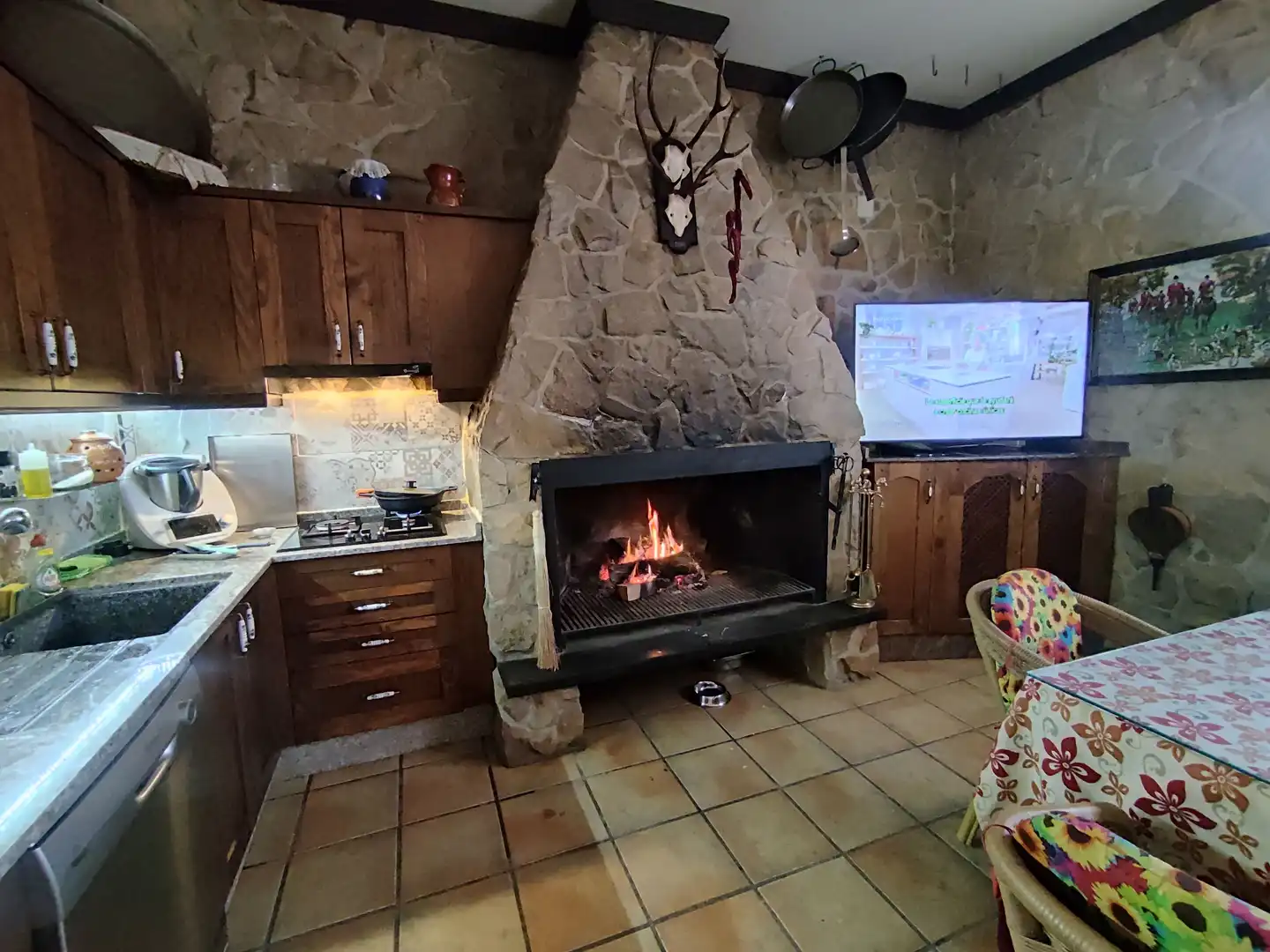 Cocina de Casa o chalet en venta en Pedro Muñoz con Aire acondicionado, Calefacción y Jardín privado