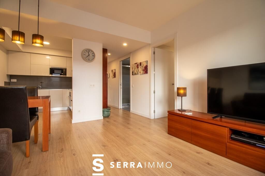 Living room of Flat for sale in Vilanova i la Geltrú  with Air Conditioner, Heating and Terrace