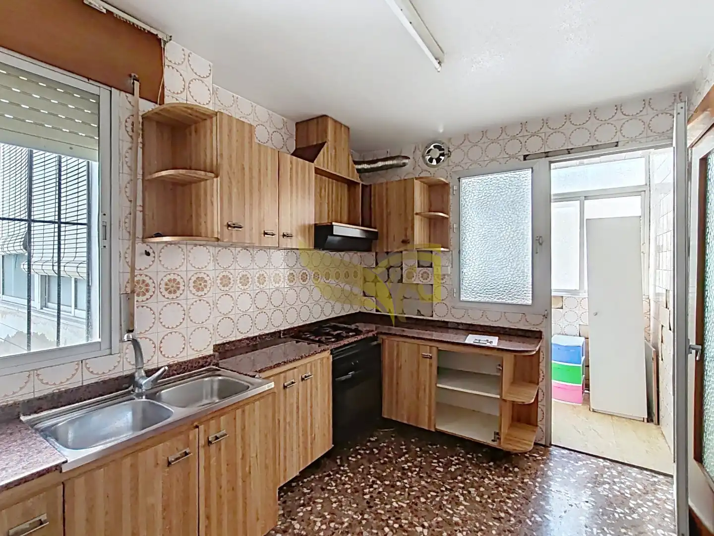 Kitchen of Flat for sale in Archena  with Terrace, Storage room and Furnished