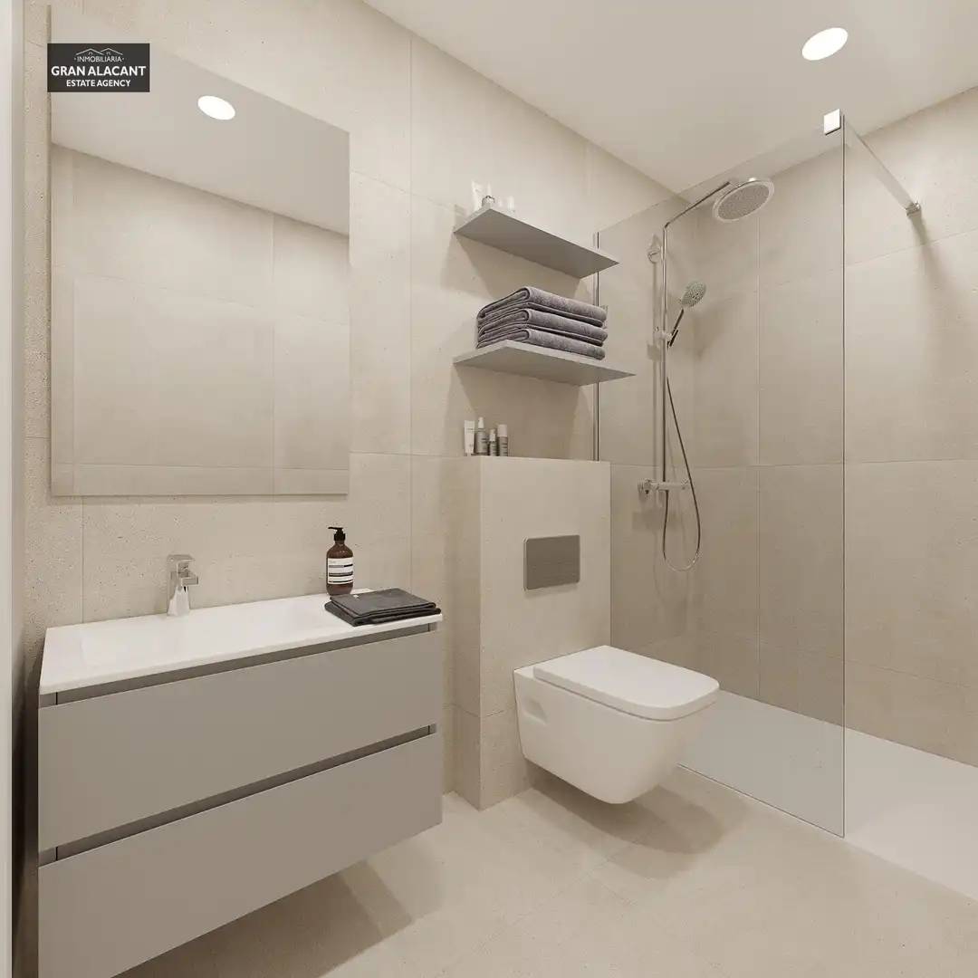 Bathroom of Ground floor for sale in Santa Pola  with Air Conditioner, Heating and Terrace