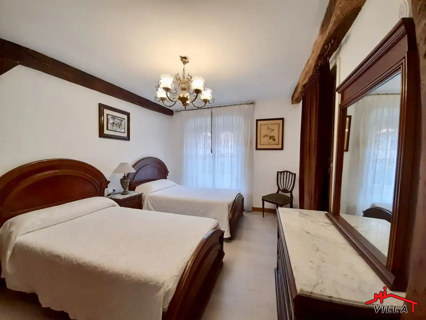 Bedroom of Flat for rent in Limpias  with Terrace and Furnished