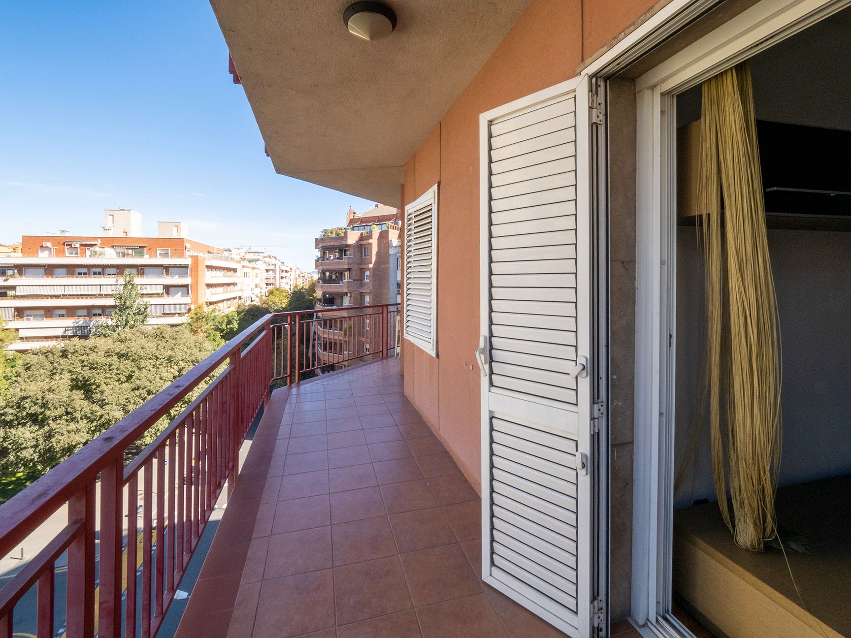 Balcony of Flat for sale in  Barcelona Capital  with Air Conditioner, Heating and Parquet flooring