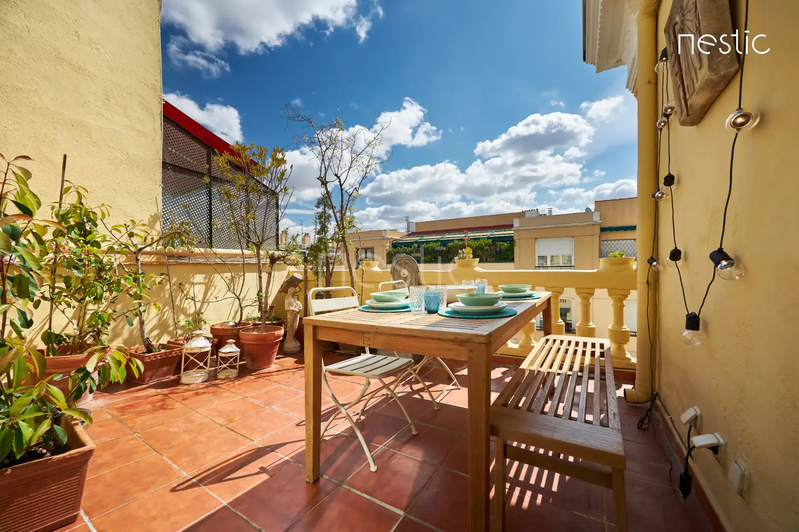 Terrasse von Wohnungen zur Miete in Madrid mit Klimaanlage, Heizung und Terrasse