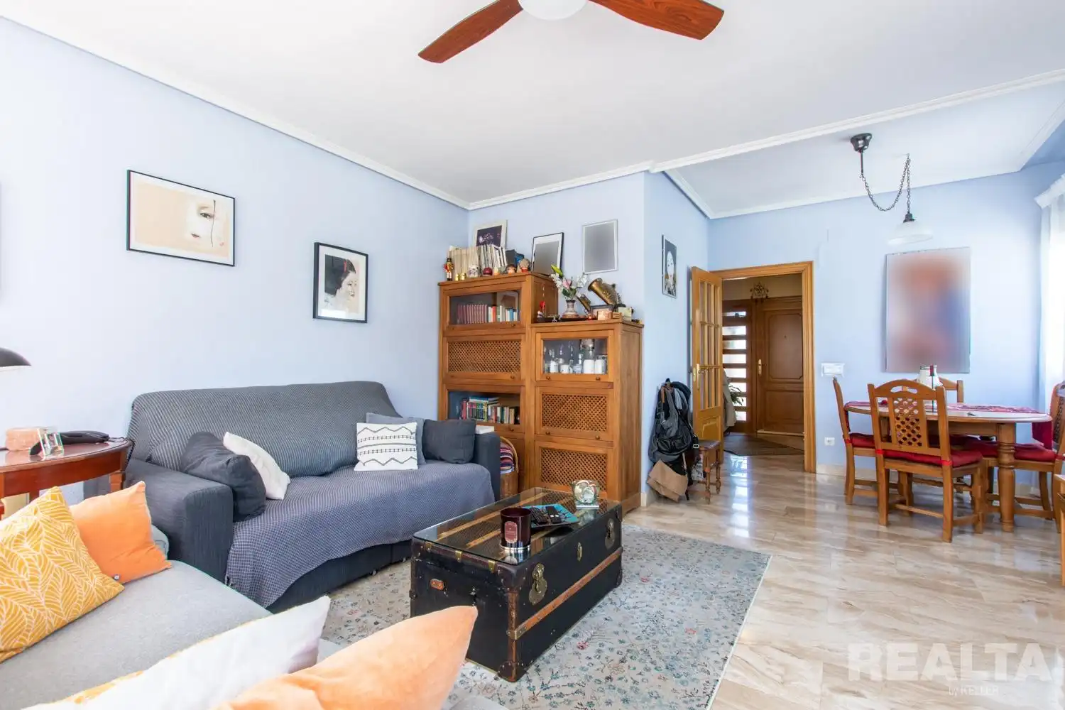 Sala de estar de Casa adosada en venta en Valdetorres de Jarama