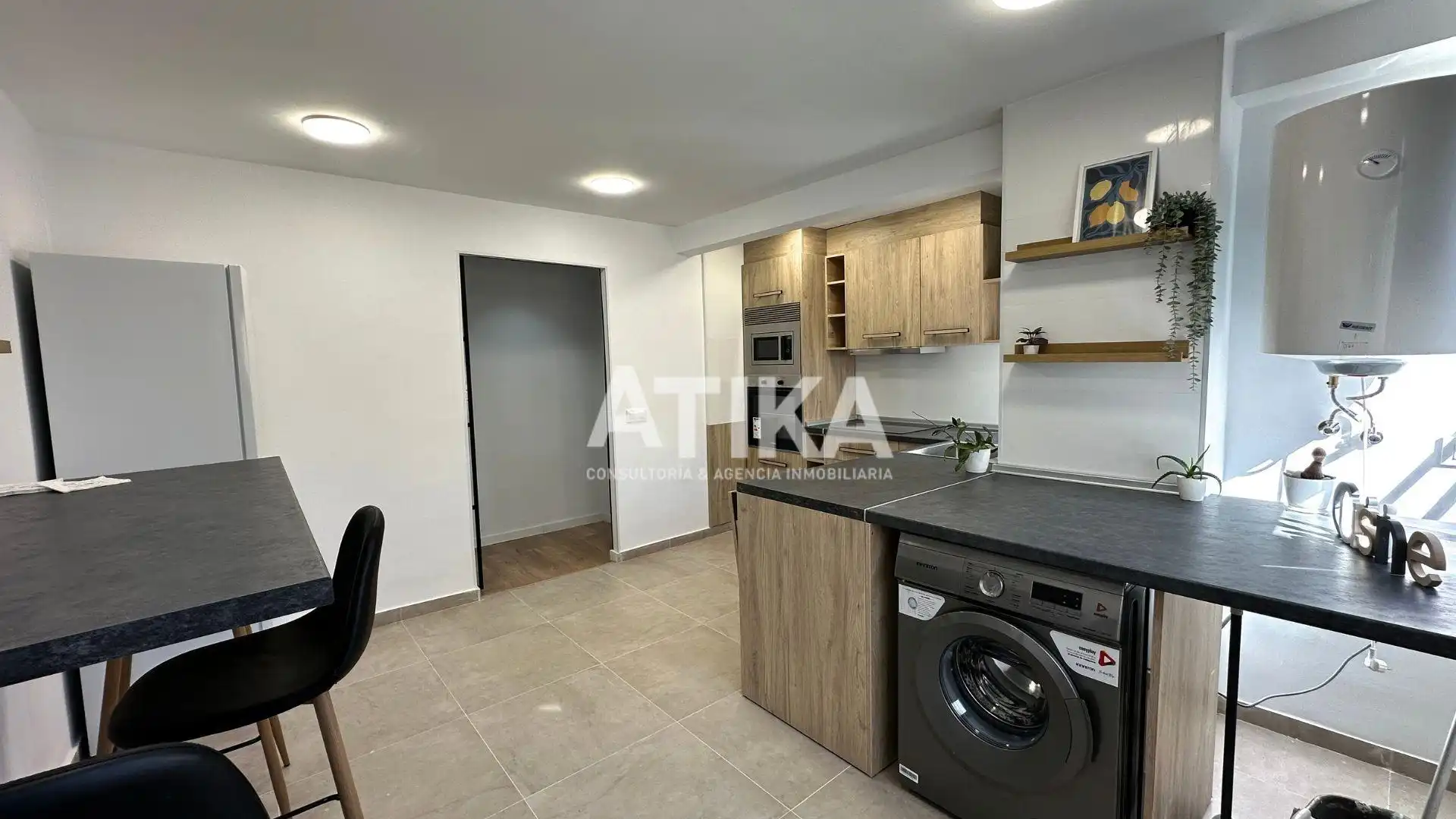 Cocina de Piso en venta en Albaida con Parquet, Trastero y Amueblado