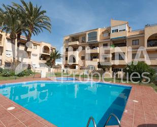 Vista exterior de Apartament en venda en Roquetas de Mar amb Aire condicionat, Terrassa i Moblat