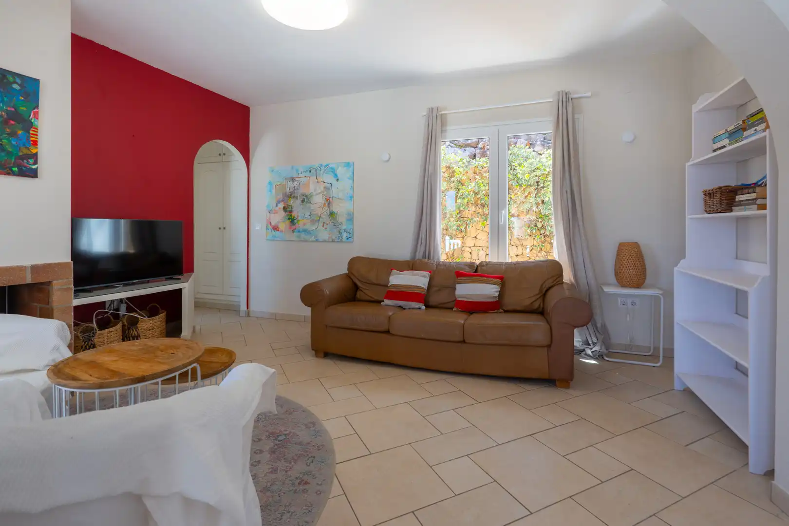Sala de estar de Casa o chalet en venta en Jávea / Xàbia con Aire acondicionado, Terraza y Piscina