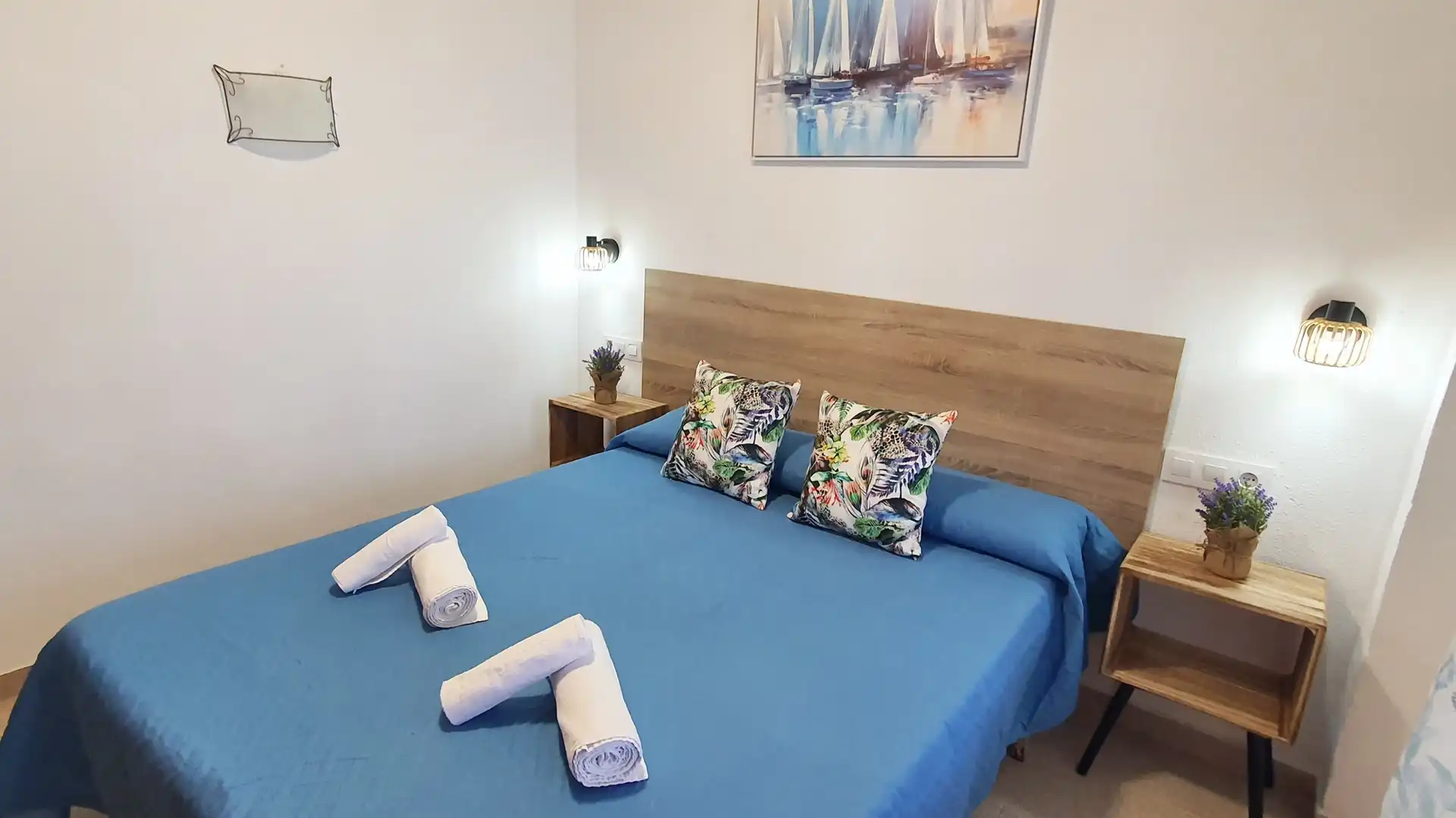 Habitación de Apartamento de alquiler en Miramar con Aire acondicionado, Terraza y Amueblado