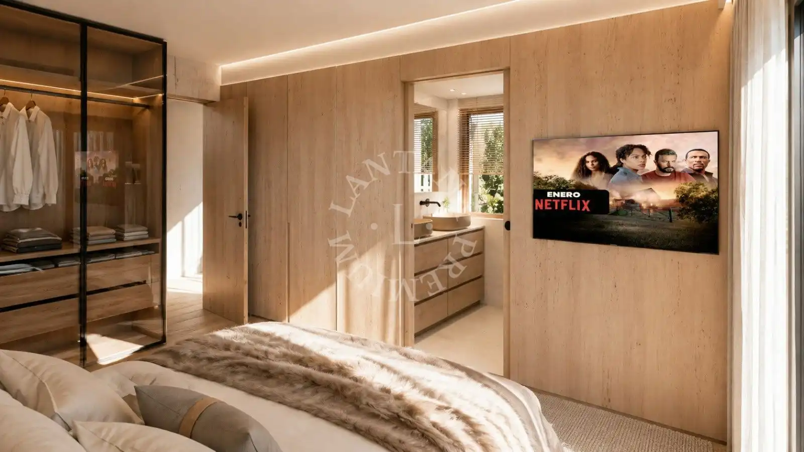 Bedroom of Flat for sale in Naut Aran  with Air Conditioner, Heating and Terrace