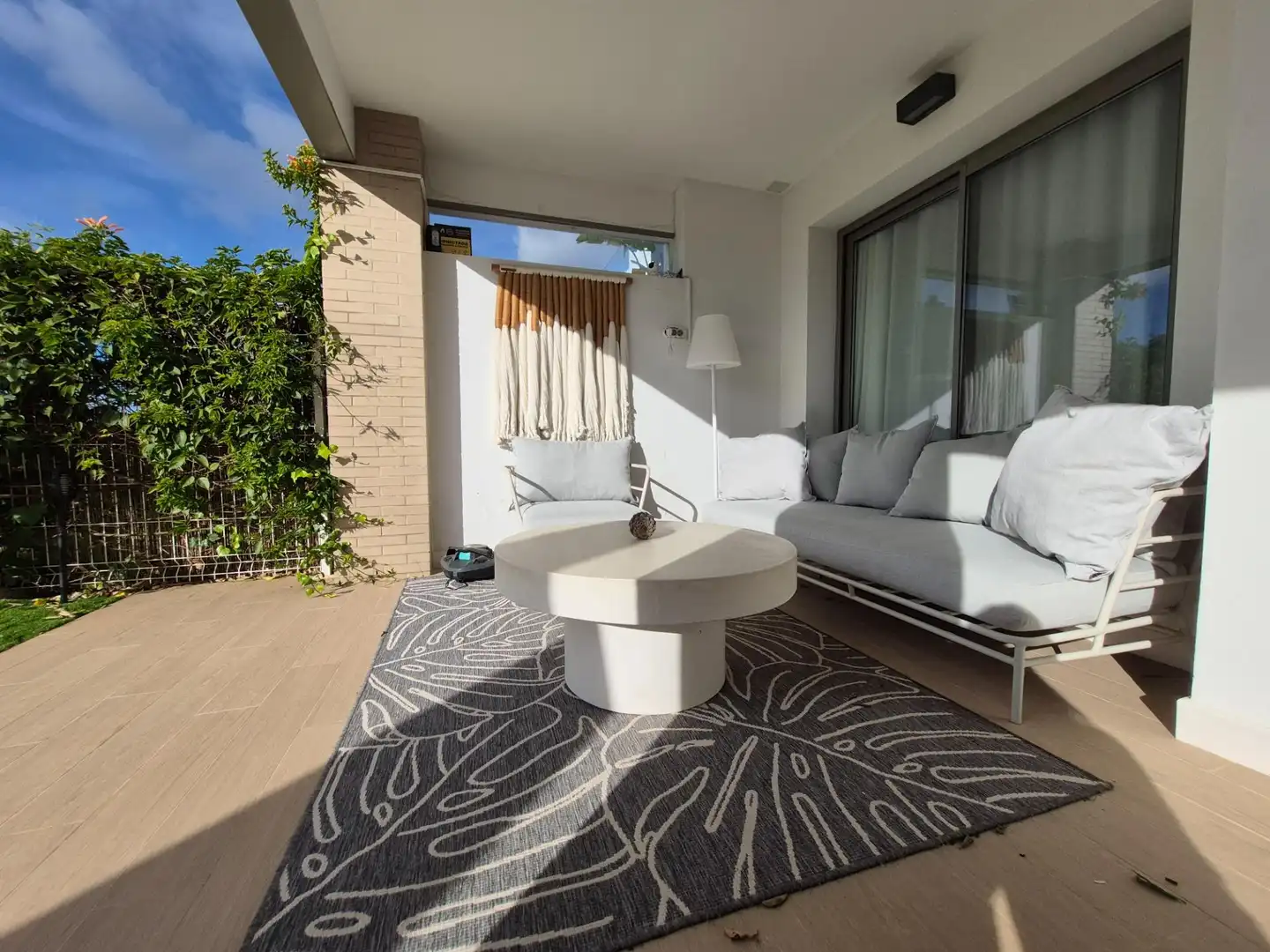 Terrasse von Wohnung zur Miete in Mijas mit Klimaanlage, Privatgarten und Terrasse