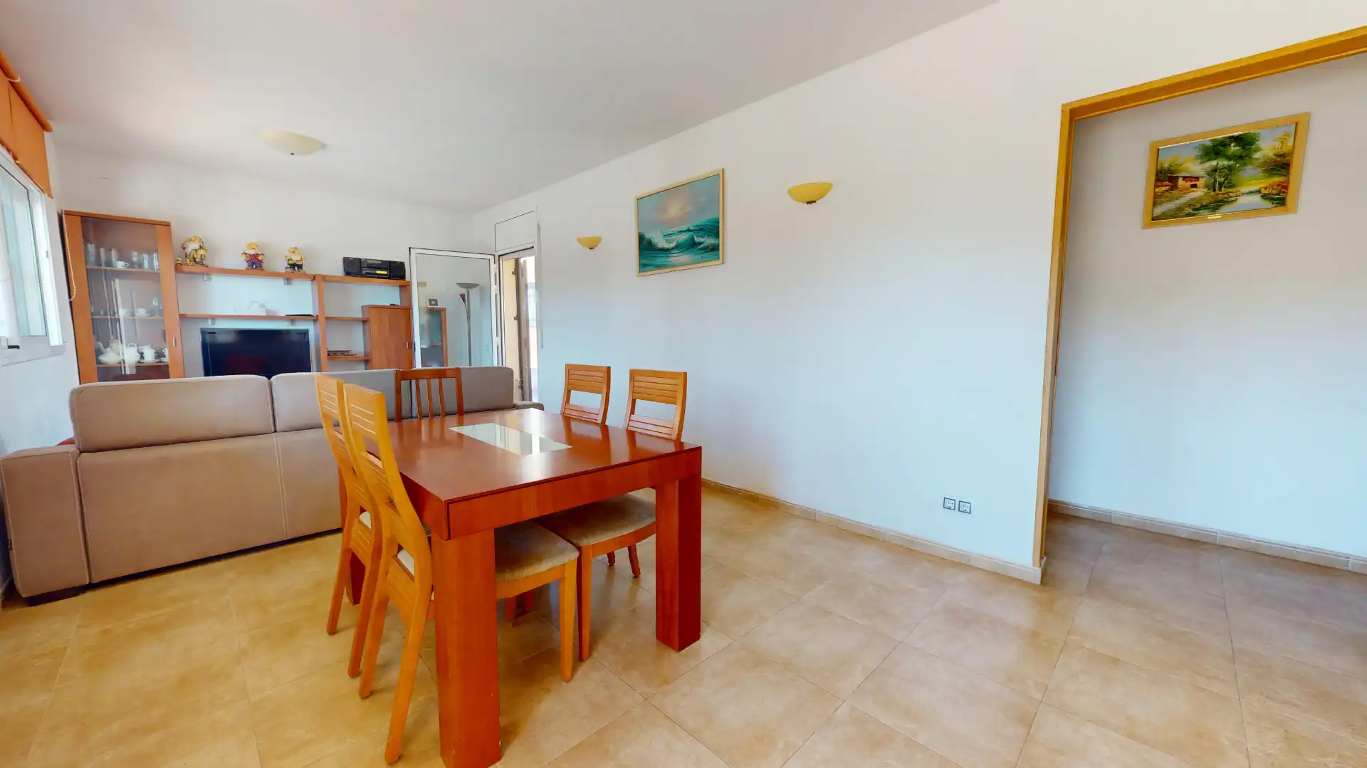 Dining room of Houses for sale in Aiguamúrcia  with Private garden, Furnished and Oven