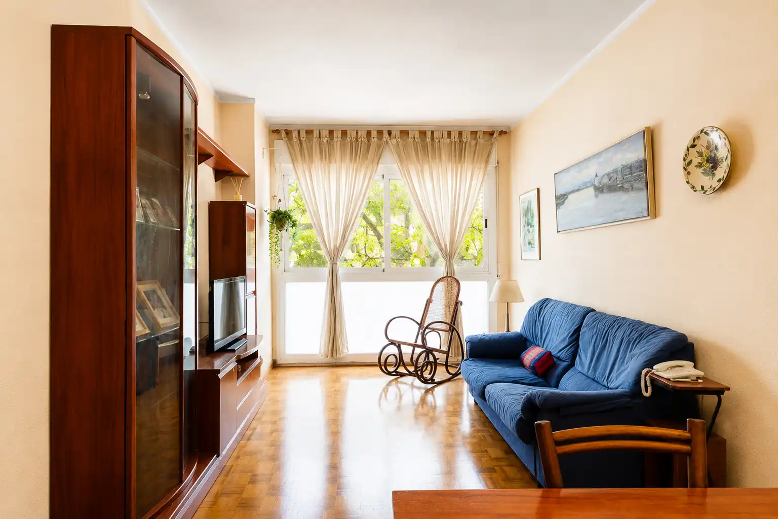 Sala de estar de Piso en venta en Barcelona con Calefacción