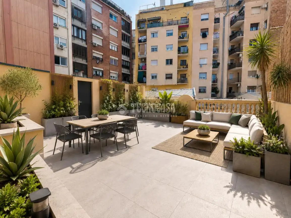 Terrassa de Casa adosada en venda en Barcelona amb Aire condicionat i Terrassa