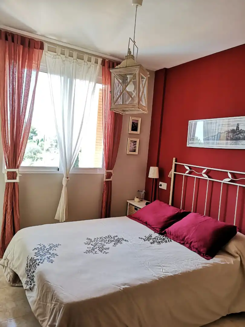 Dormitori de Apartament de lloguer en Peñíscola / Peníscola amb Aire condicionat, Calefacció i Terrassa