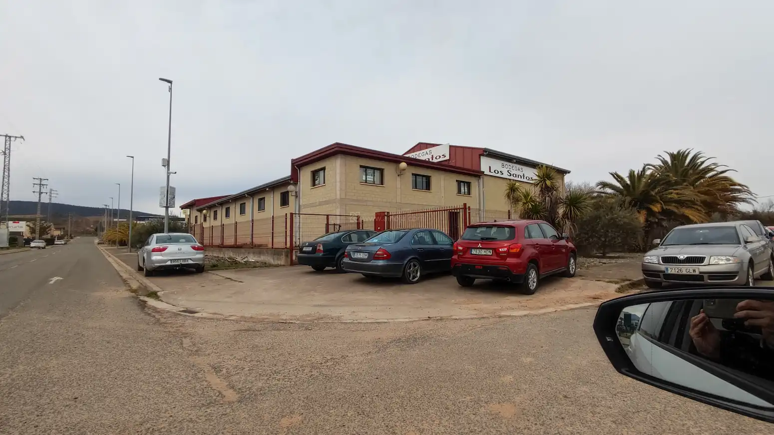Vista exterior de Nau industrial de lloguer en Navarrete