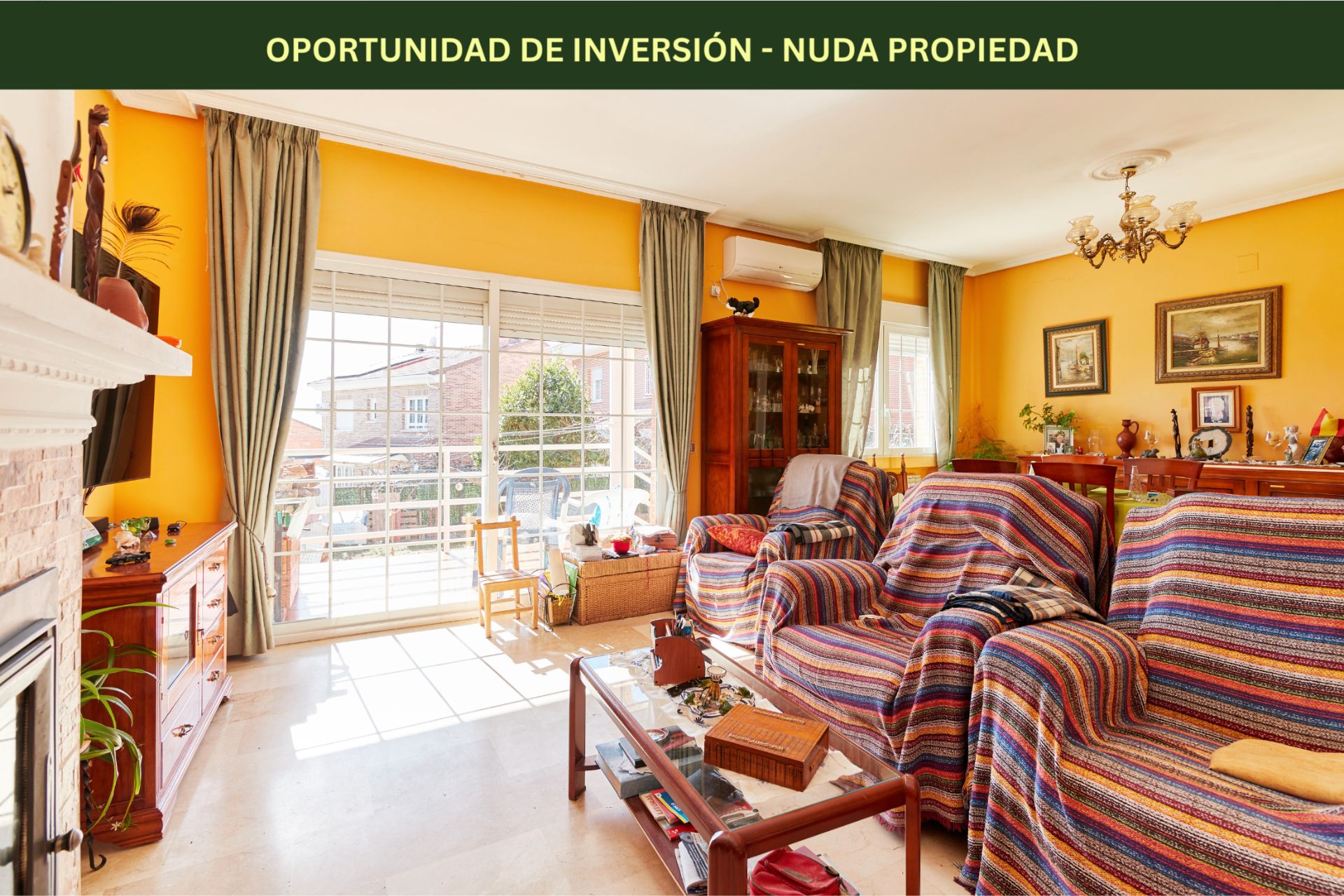 Garden of House or chalet for sale in Meco  with Air Conditioner, Heating and Private garden