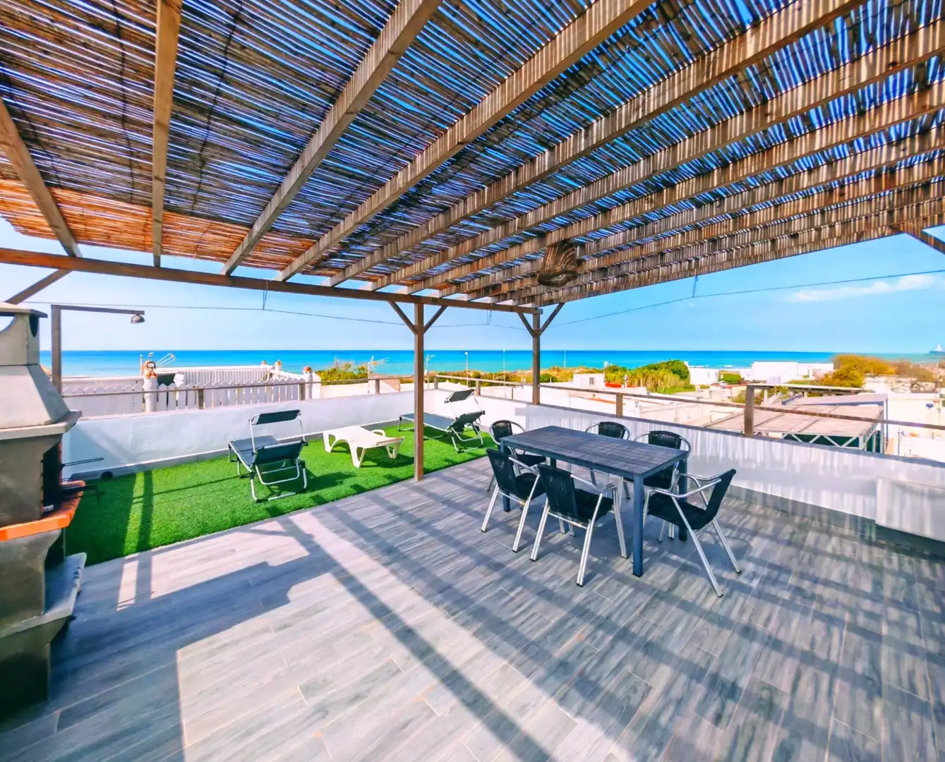 Terrace of Houses for sale in Vejer de la Frontera  with Air Conditioner, Terrace and Furnished