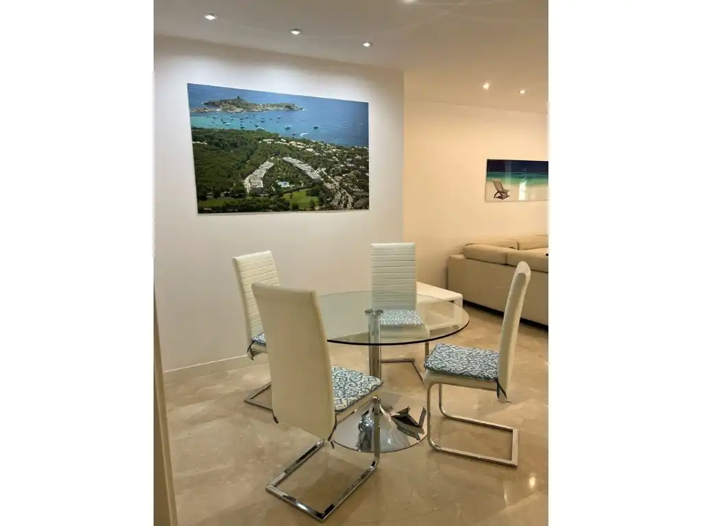 Comedor de Apartamento de alquiler en Calvià con Aire acondicionado, Jardín privado y Terraza