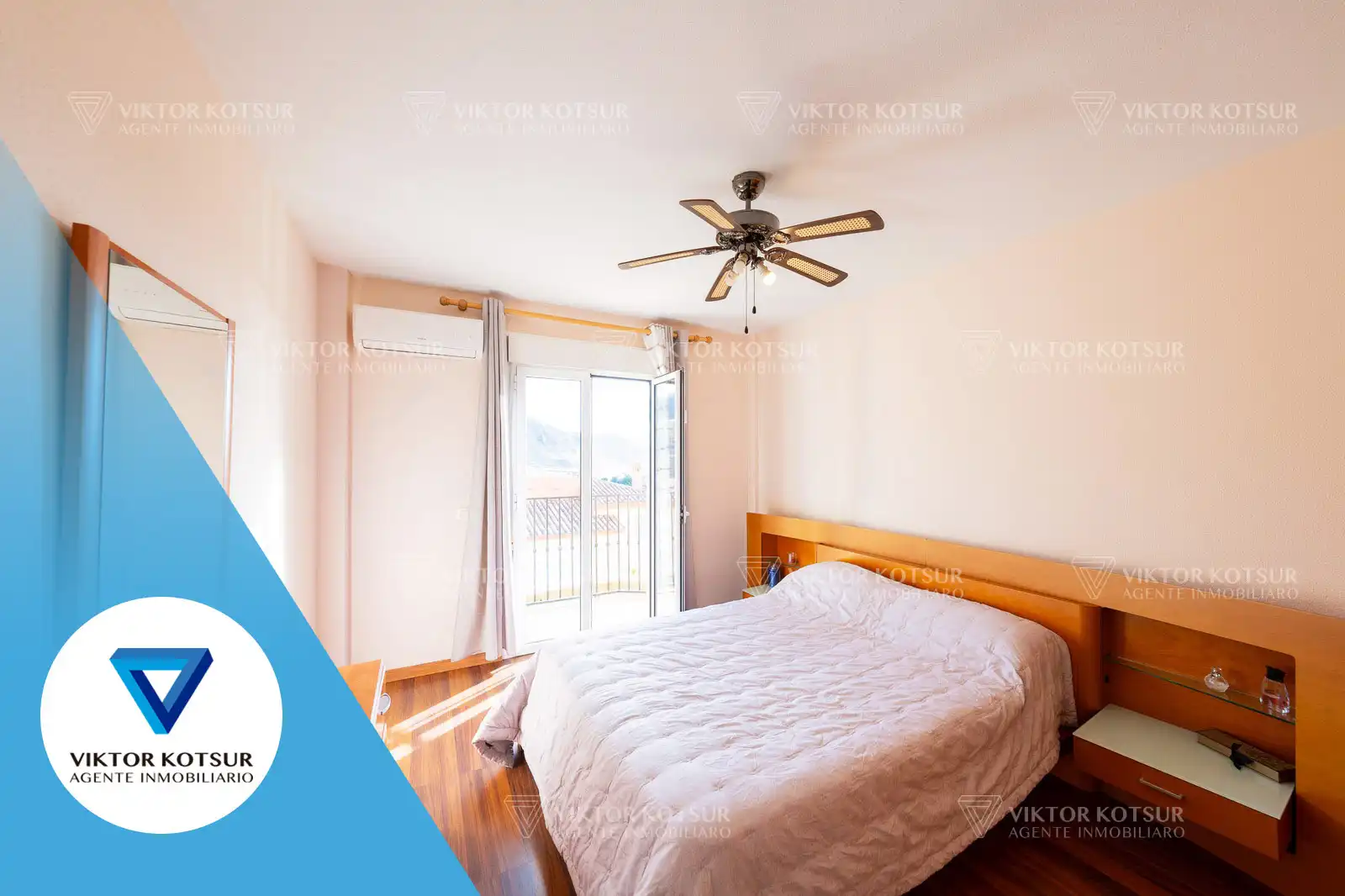 Schlafzimmer von Maisonette zum Verkauf in Vícar mit Klimaanlage, Terrasse und Abstellraum