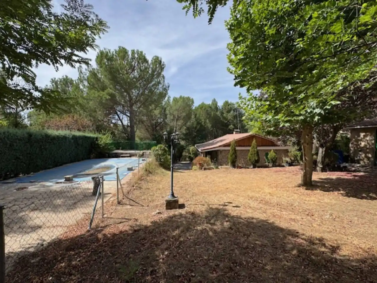 Jardín de Casa o chalet en venta en Villavieja del Lozoya con Calefacción, Terraza y Piscina