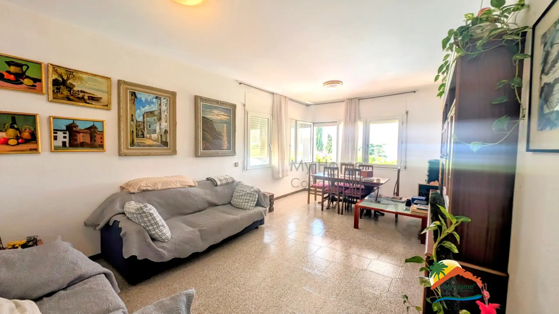 Living room of Houses for sale in Blanes  with Heating, Private garden and Terrace