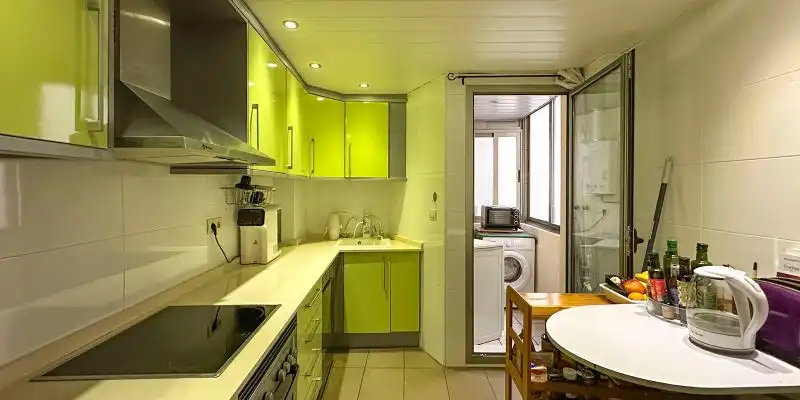 Cocina de Piso en venta en Calpe / Calp con Aire acondicionado, Terraza y Amueblado