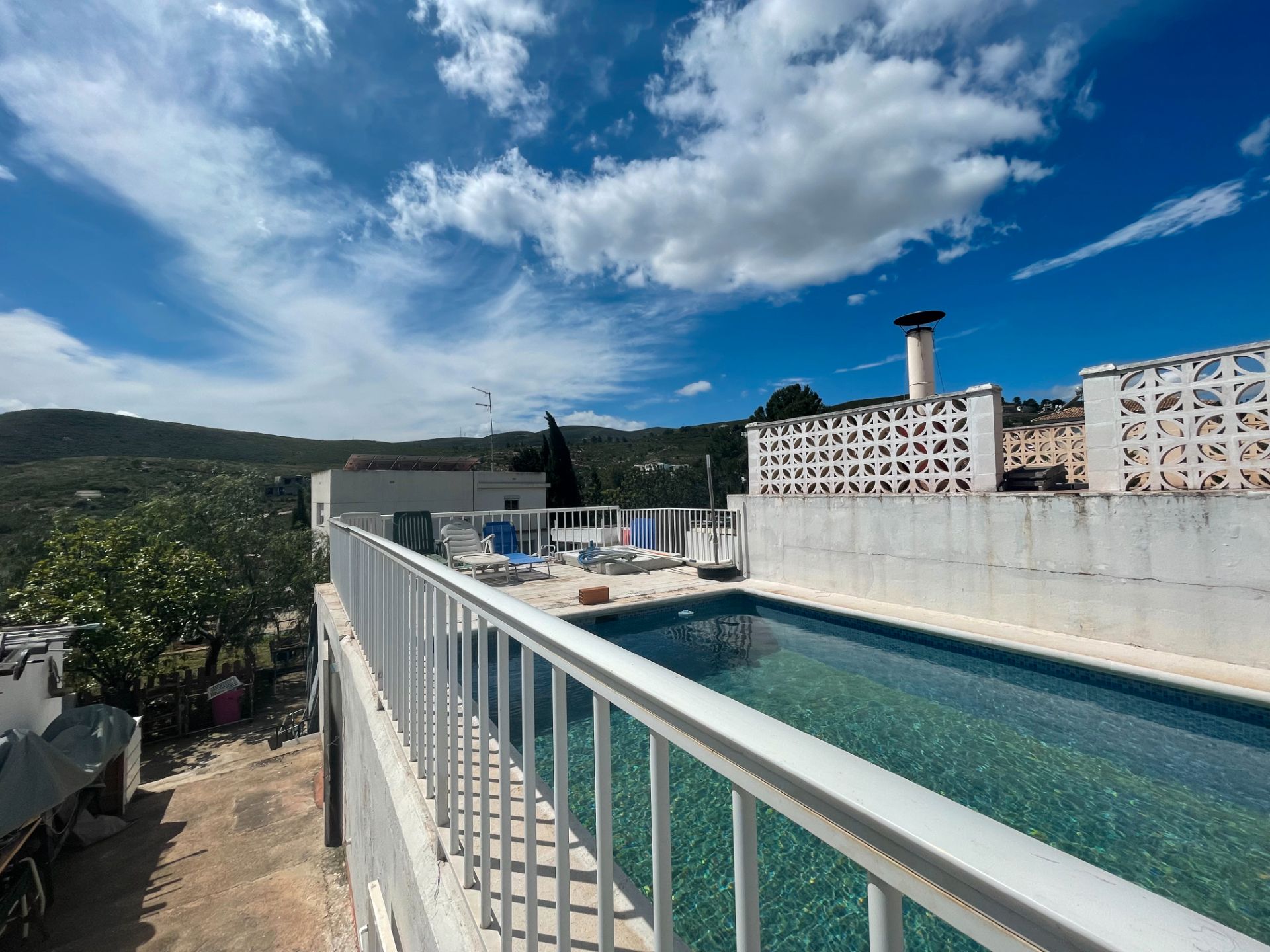 Swimming pool of House or chalet for sale in Montroy  with Private garden, Swimming Pool and Furnished