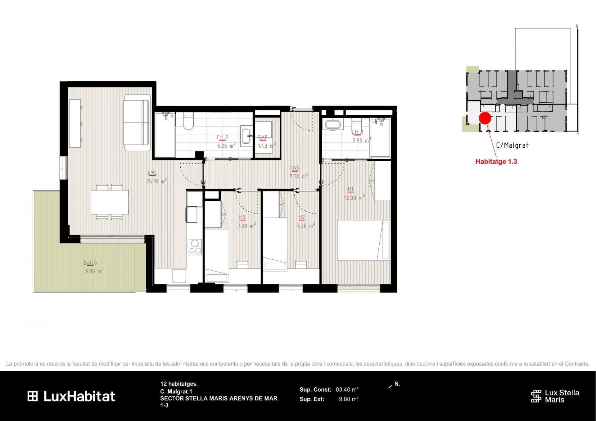Flat for sale in Arenys de Mar  with Private garden and Balcony
