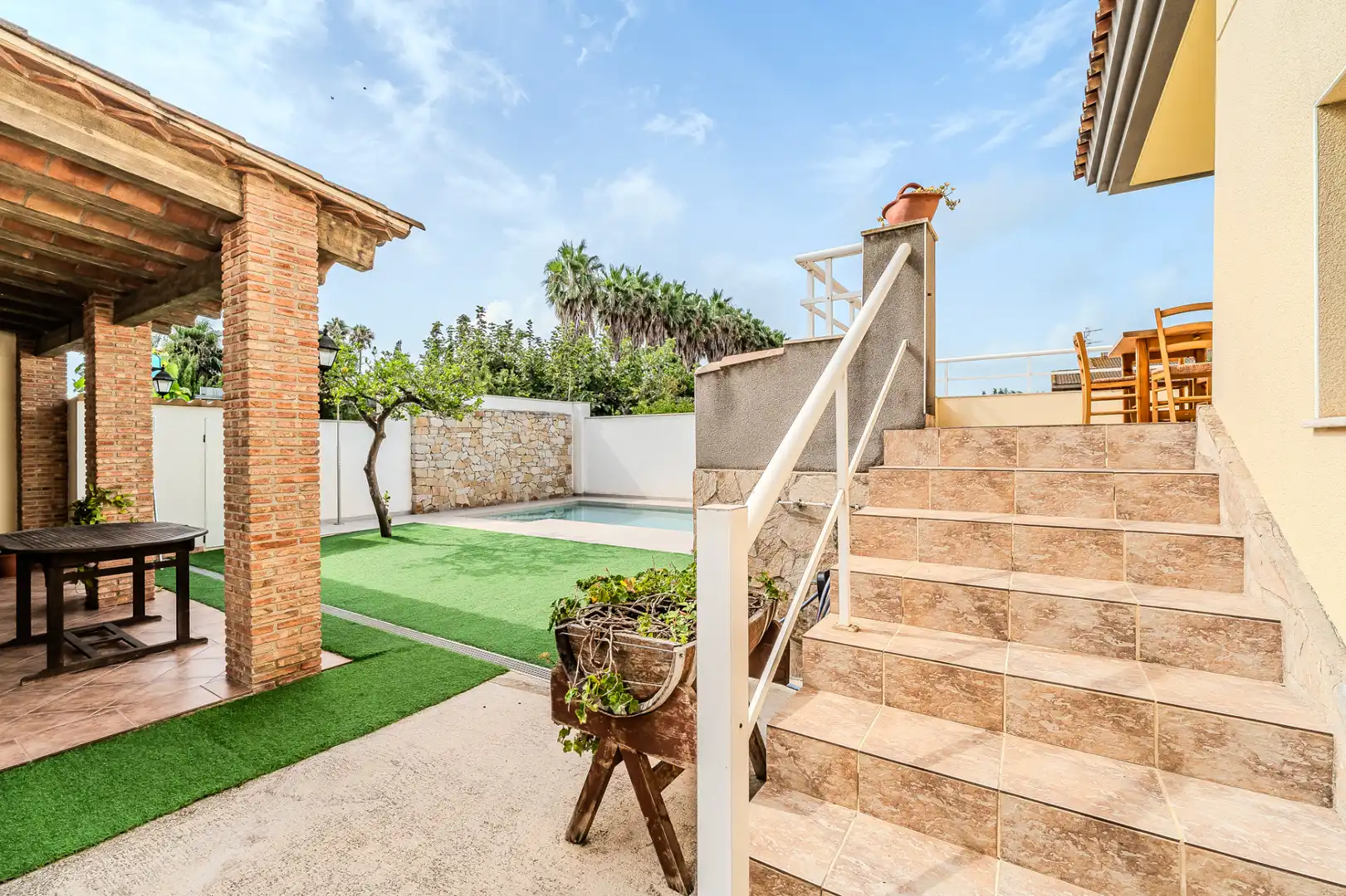 Terrassa de Casa o xalet en venda en Deltebre amb Aire condicionat, Calefacció i Jardí privat