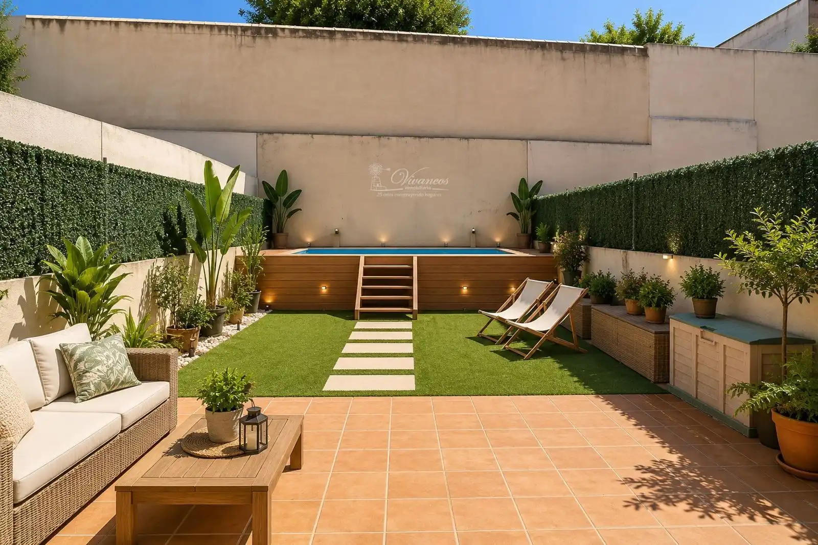 Terrassa de Casa adosada en venda en Sencelles amb Aire condicionat, Jardí privat i Terrassa
