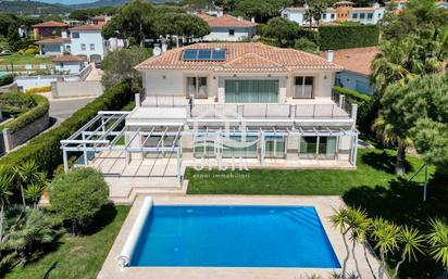 Exterior view of House or chalet for sale in Castell-Platja d'Aro  with Air Conditioner, Terrace and Swimming Pool