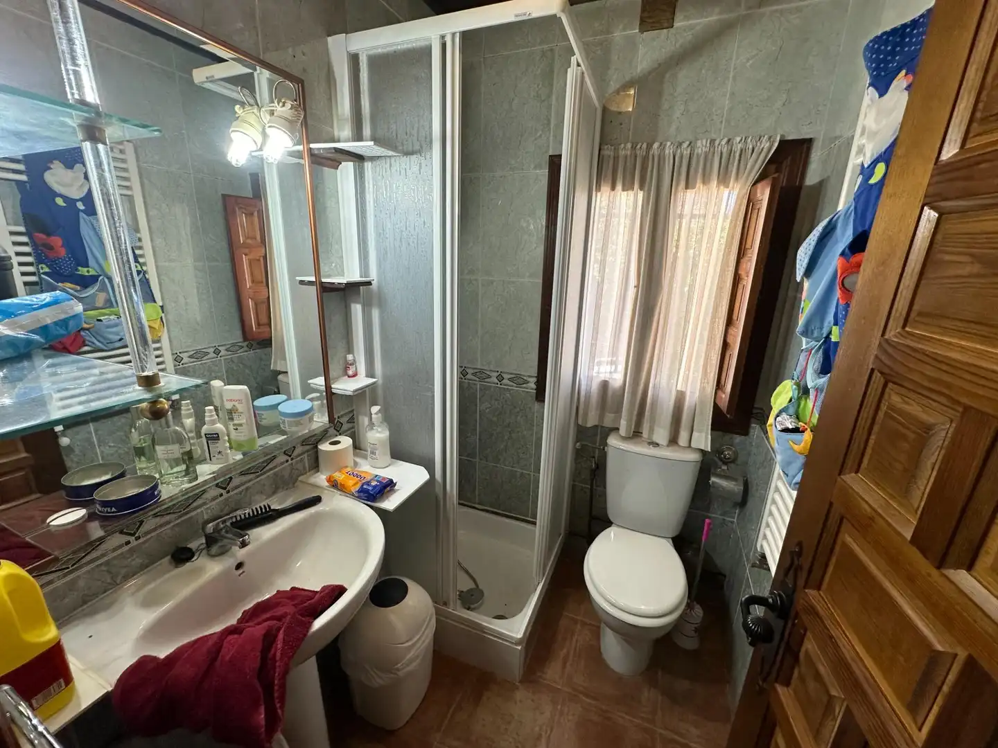 Bathroom of Houses for sale in Villar de Olalla  with Air Conditioner, Heating and Private garden