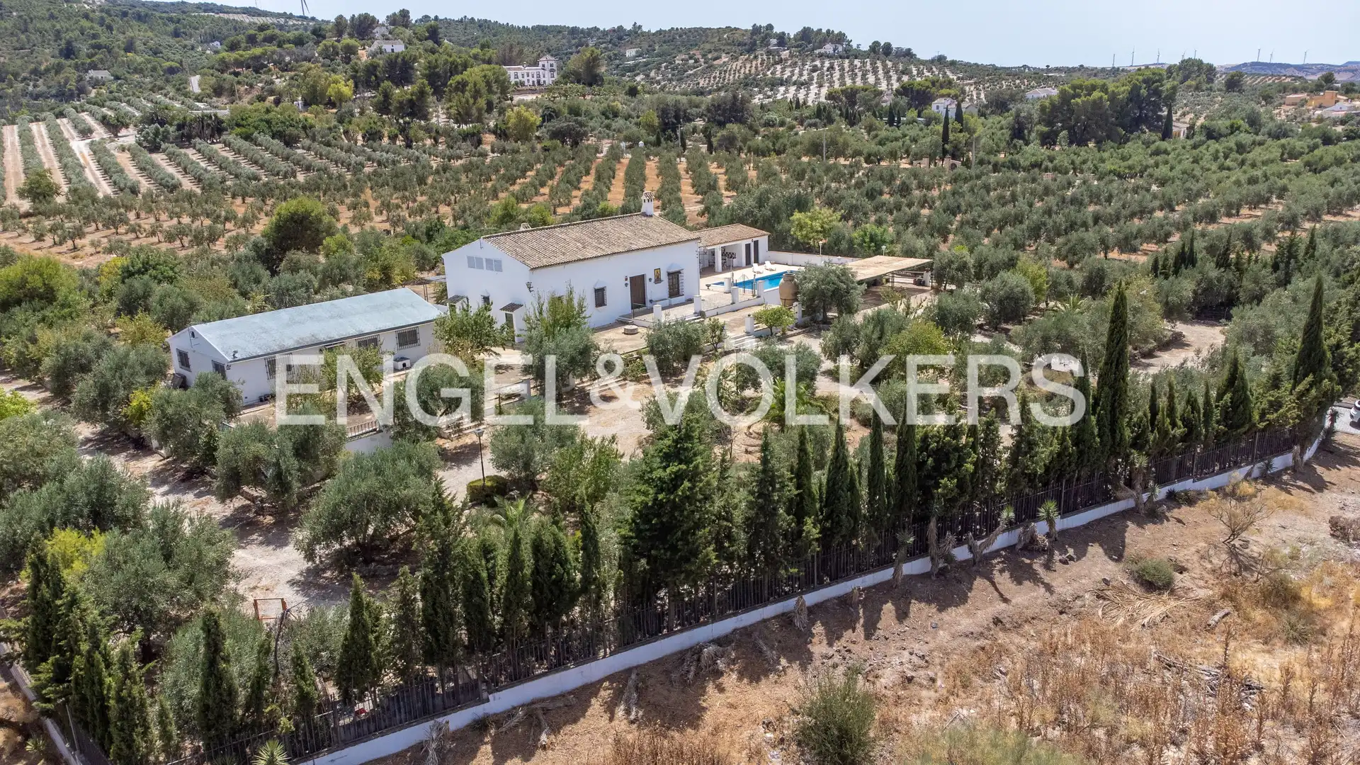 Vista exterior de Casa o chalet en venta en Osuna con Calefacción, Jardín privado y Piscina