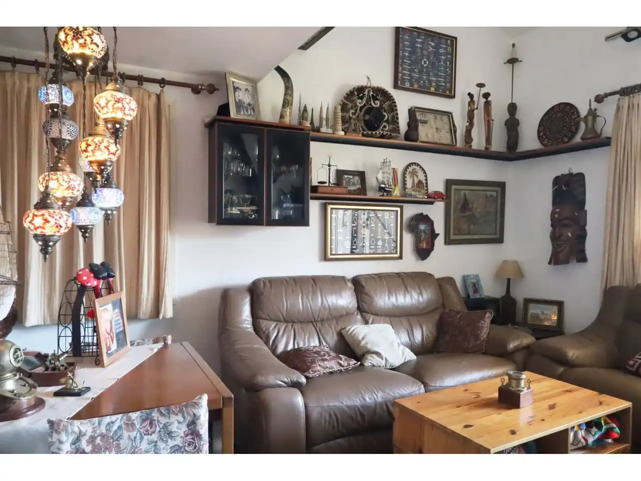 Living room of Detached homes for sale in Lloret de Mar  with Air Conditioner, Heating and Private garden
