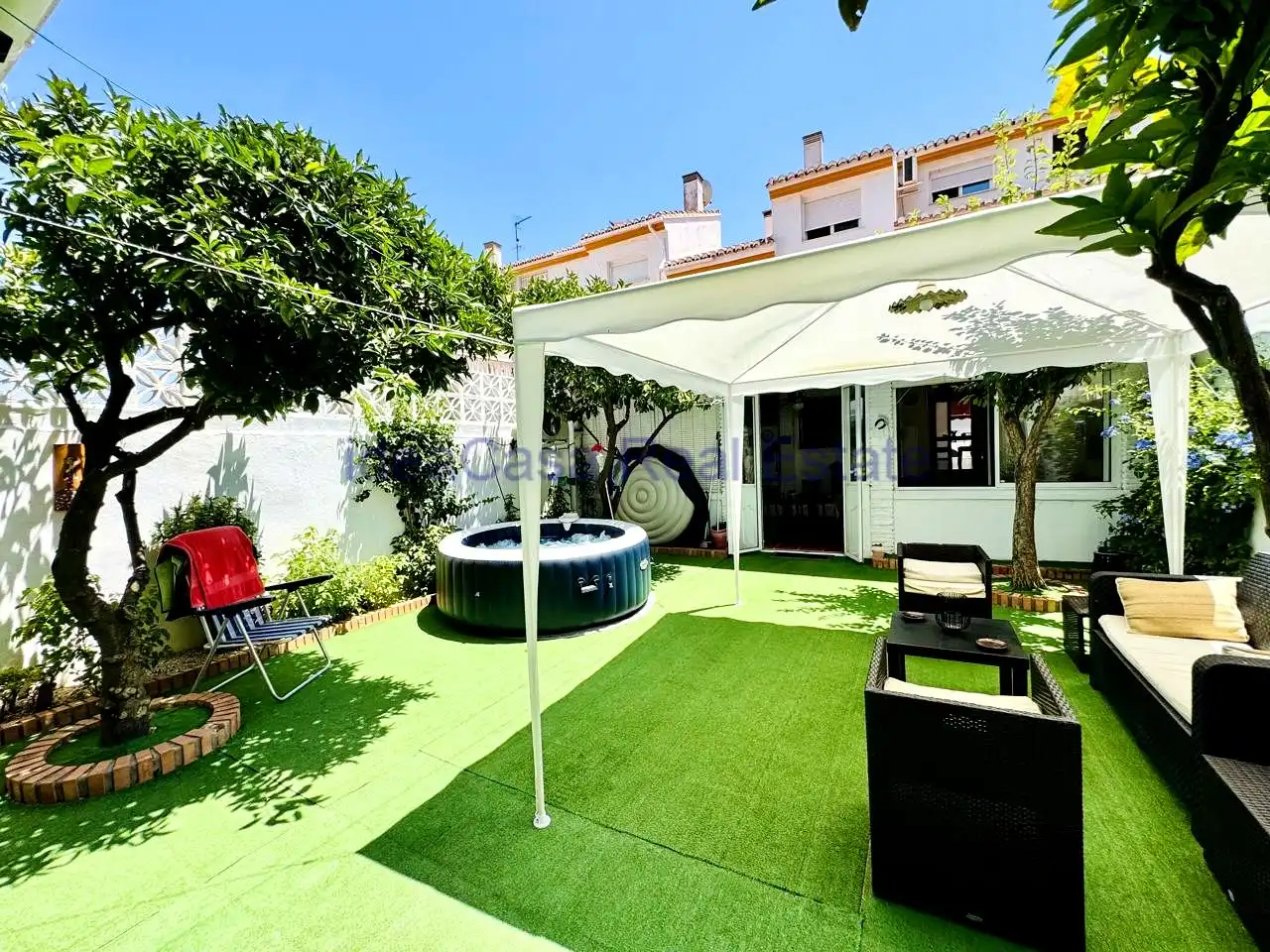 Jardí de Casa o xalet en venda en Málaga amb Aire condicionat, Jardí privat i Terrassa