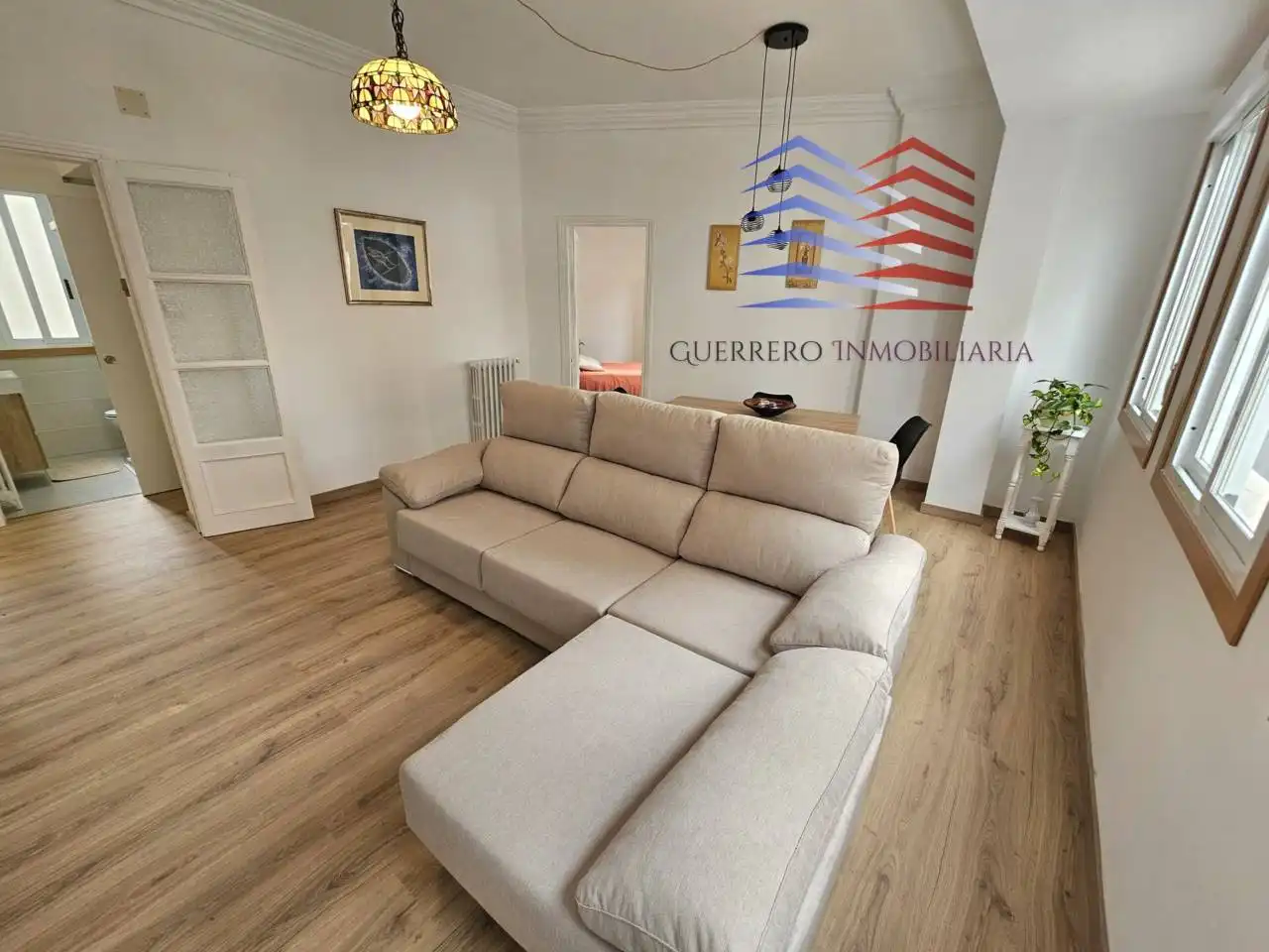 Sala d'estar de Pis de lloguer en Ourense Capital  amb Calefacció i Moblat