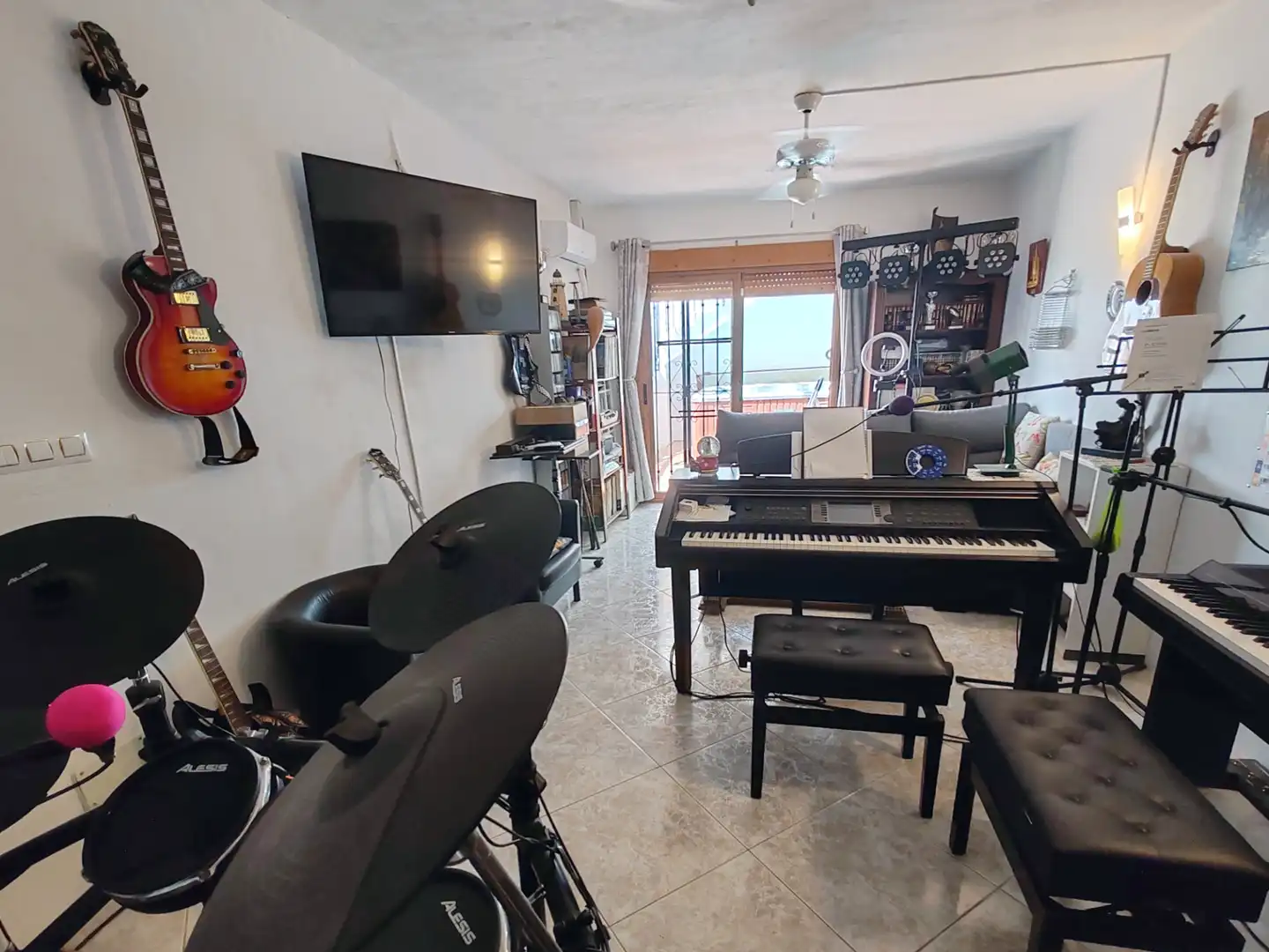 Sala de estar de Casa o chalet en venta en Huércal-Overa con Aire acondicionado, Jardín privado y Terraza