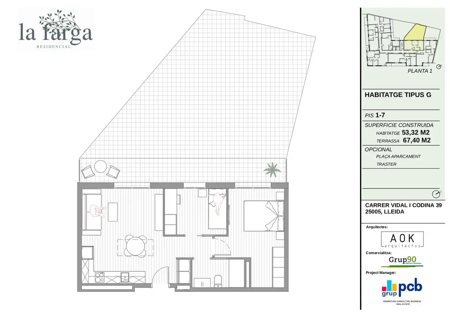 Apartament en venda en Lleida amb Terrassa i Traster