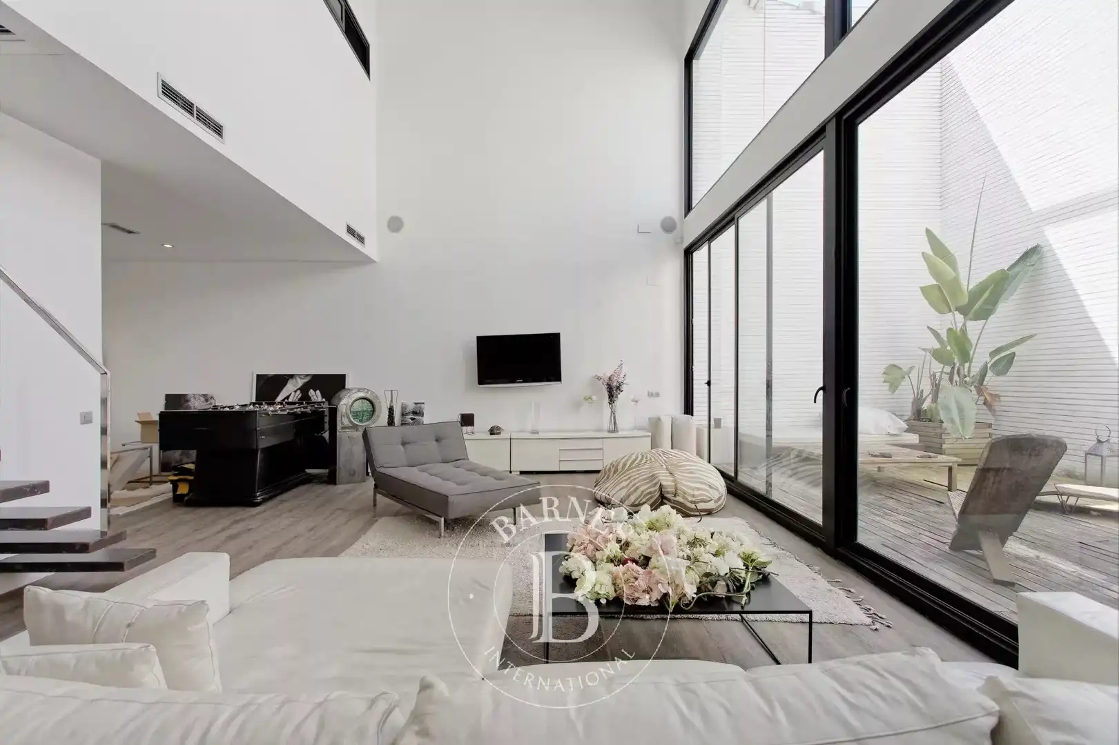 Wohnzimmer von Loft zum Verkauf in Barcelona mit Klimaanlage, Heizung und Terrasse
