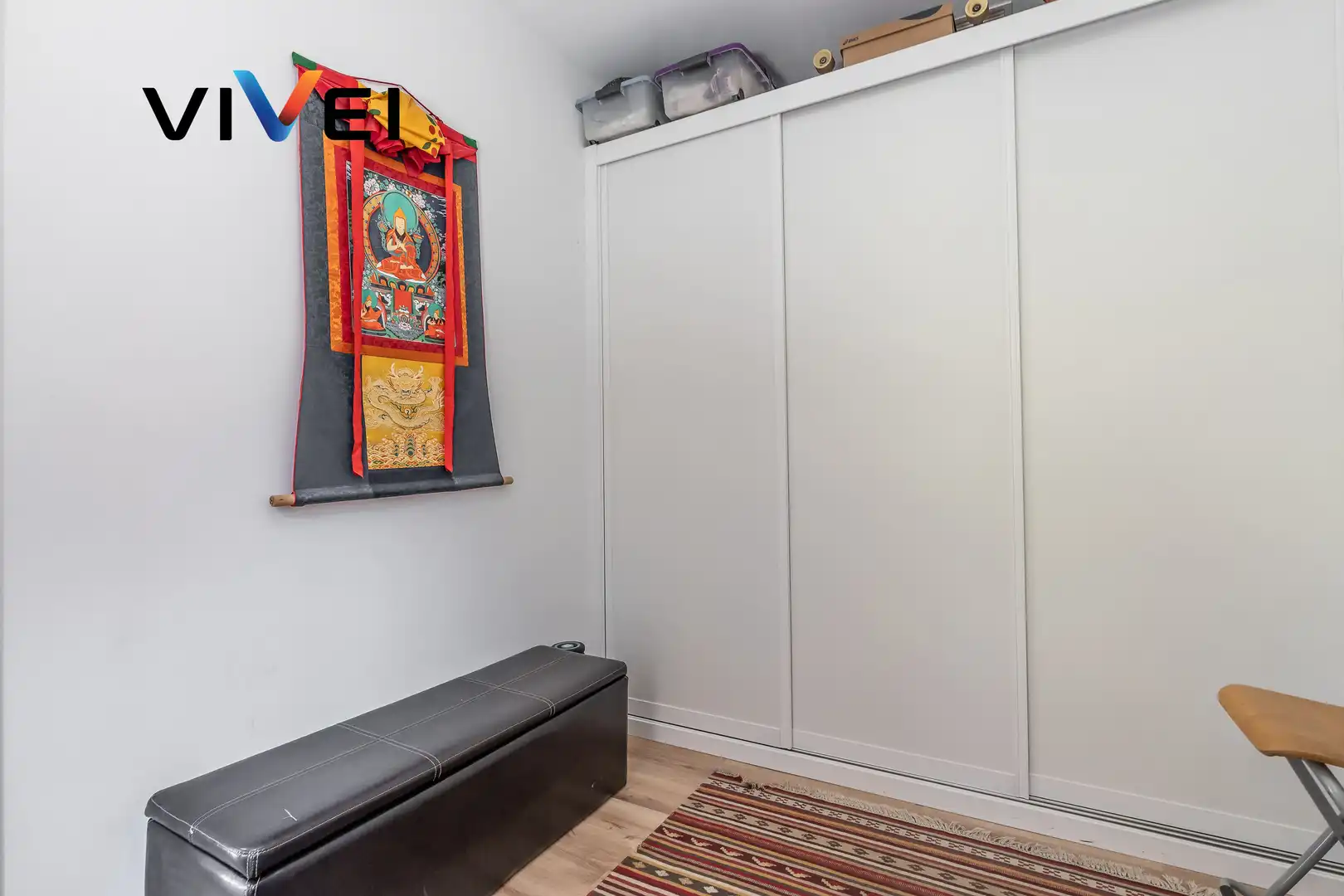 Bedroom of Flat for sale in Madrid  with Balcony
