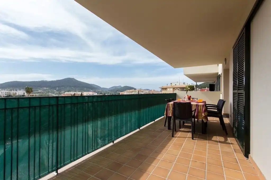 Terrace of Flat for rent in Andratx  with Air Conditioner, Heating and Terrace