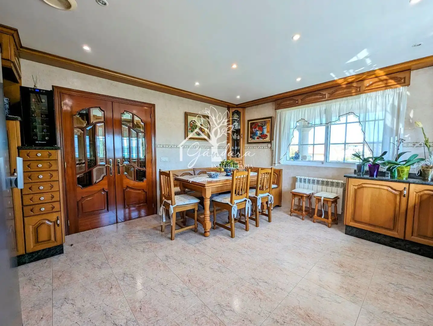 Dining room of Houses for sale in Ferrol  with Heating, Parquet flooring and Terrace