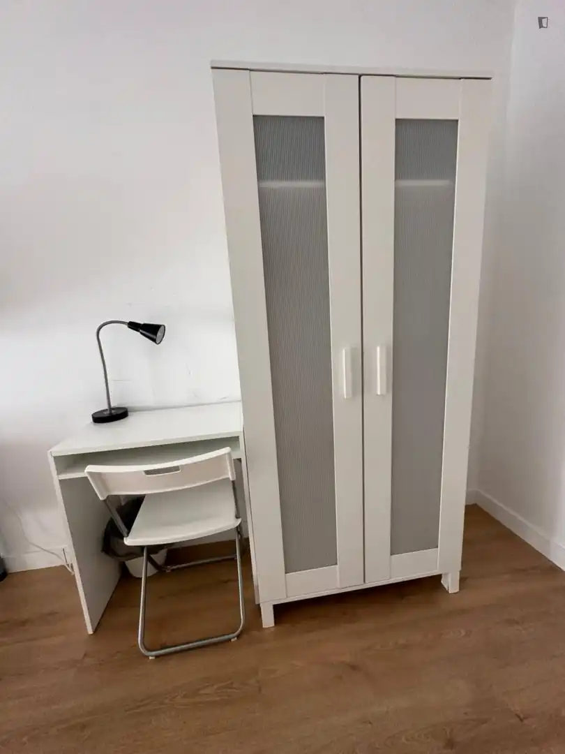 Schlafzimmer von Wohnungen zur untervermieten in Badalona mit Heizung, Möbliert und Internet