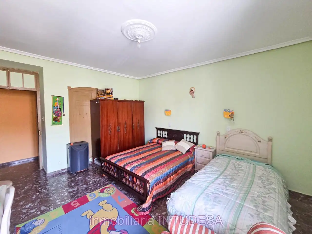 Bedroom of Houses for sale in Fustiñana  with Heating, Terrace and Storage room