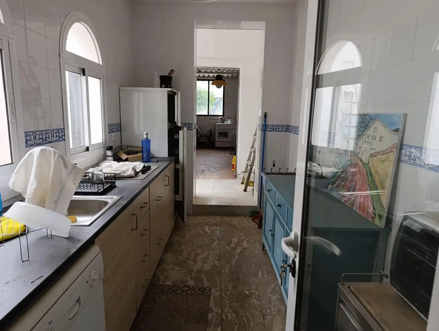 Cocina de Casa o chalet en venta en Manzanilla con Jardín privado